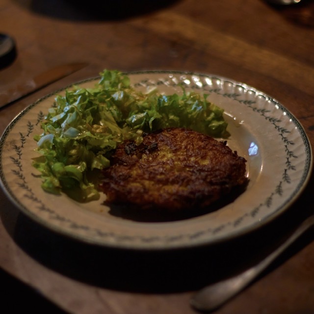 Galettes de pommes de terre - Recette / Repas, Être Végétarien !