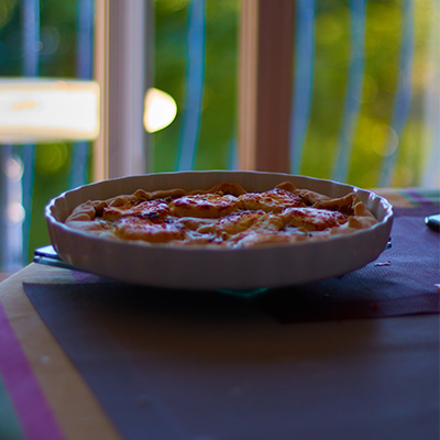 Tarte aux oignons et chèvre miel - Recette / Repas, Être Végétarien !