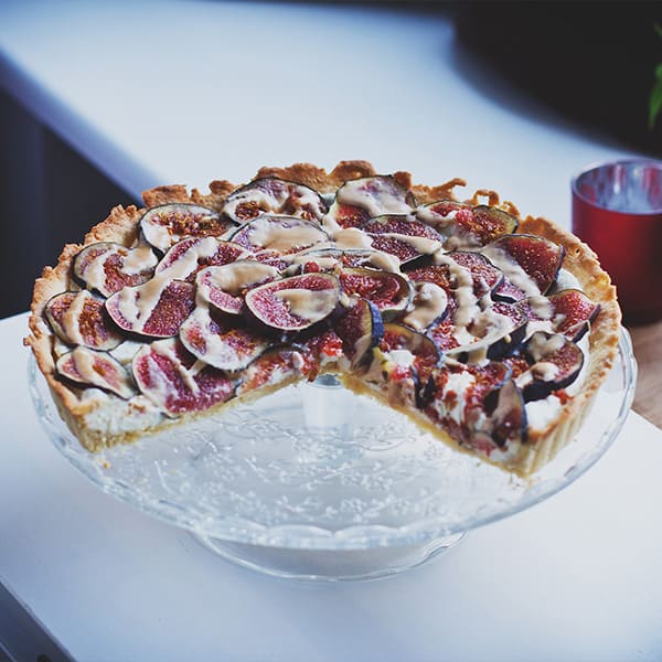 Tarte aux oignons et figues - Recette / Repas, Être Végétarien !