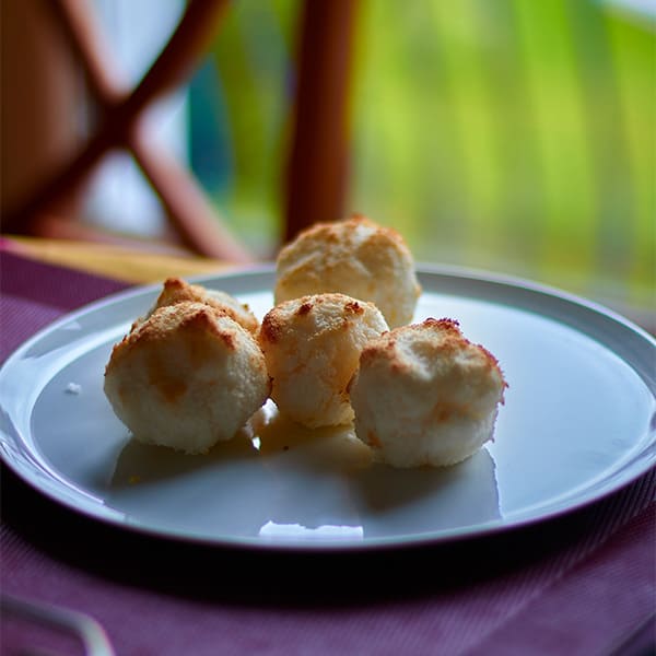 Boules de coco - Recette / Repas, Être Végétarien !